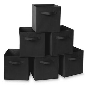 Home Essentials Black Storage Bin Set